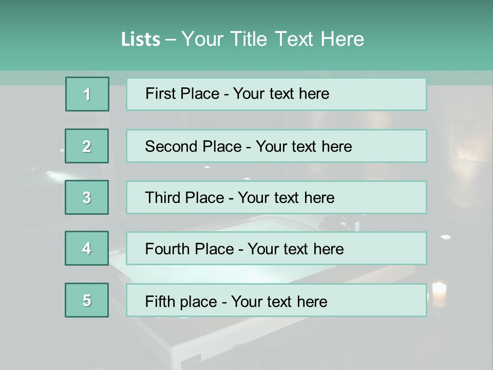 Jacuzzi PowerPoint Template