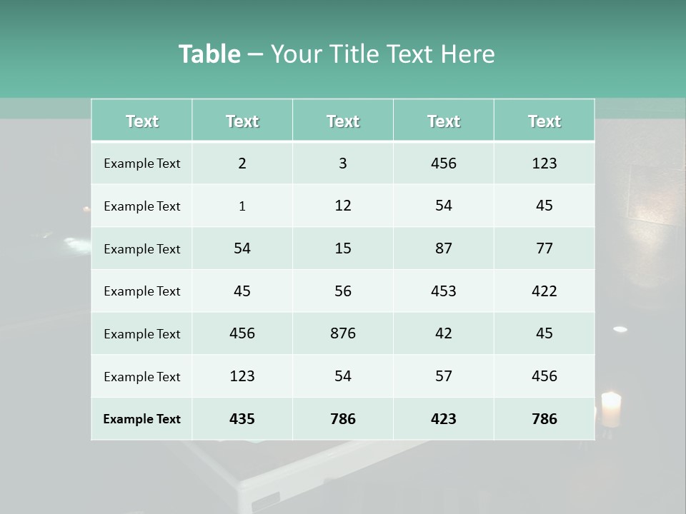 Jacuzzi PowerPoint Template