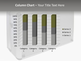 Metal Briefcase W/ Path PowerPoint Template