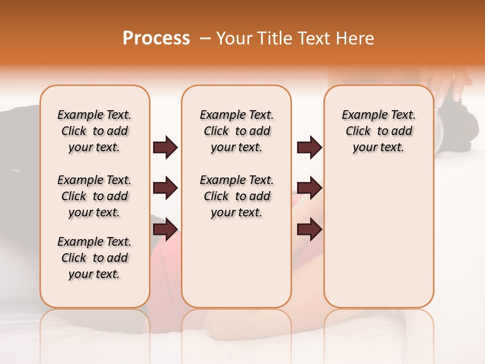 Beautiful Girl Is Listen To The Music PowerPoint Template