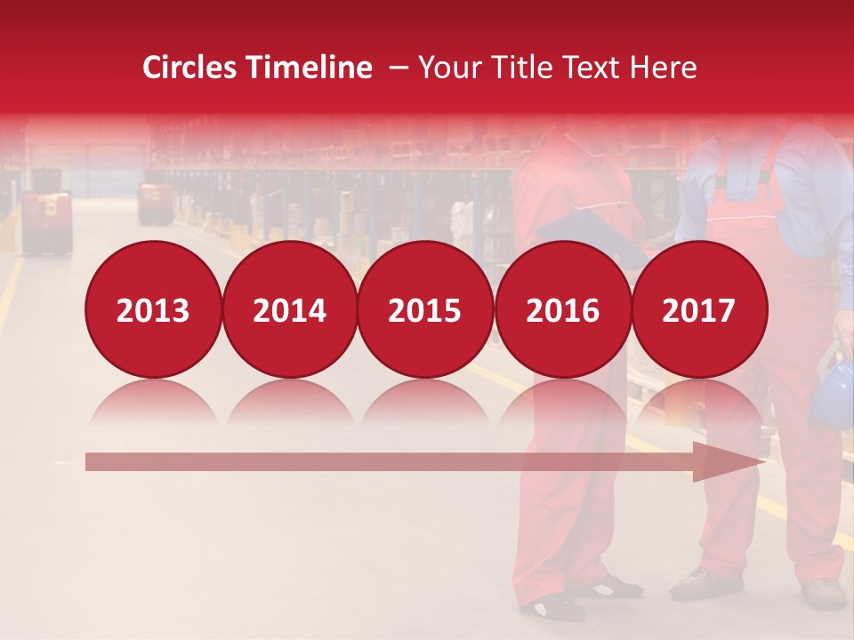 Standing Workers In Warehouse Reading Invoice PowerPoint Template