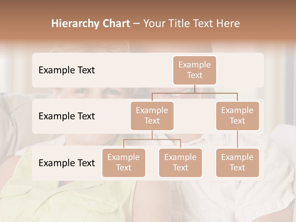 Couple Relaxing In Living Room And Smiling PowerPoint Template