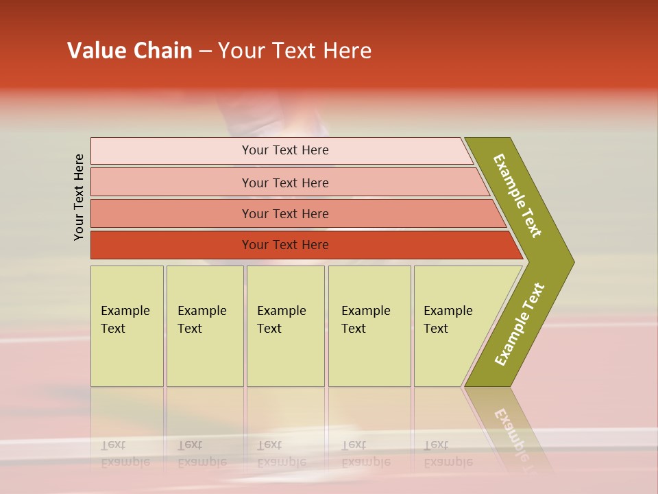 Running The Baton (Motion Blur) PowerPoint Template