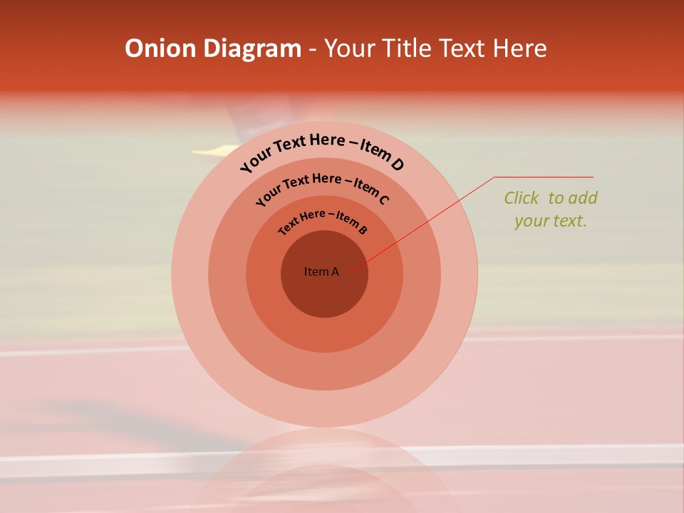 Running The Baton (Motion Blur) PowerPoint Template