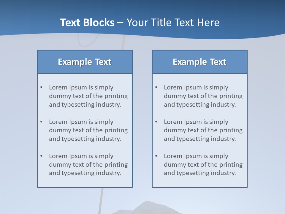 A Climber Descends After A Long Day. PowerPoint Template