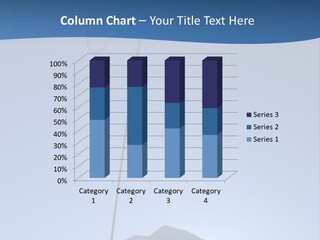 A Climber Descends After A Long Day. PowerPoint Template