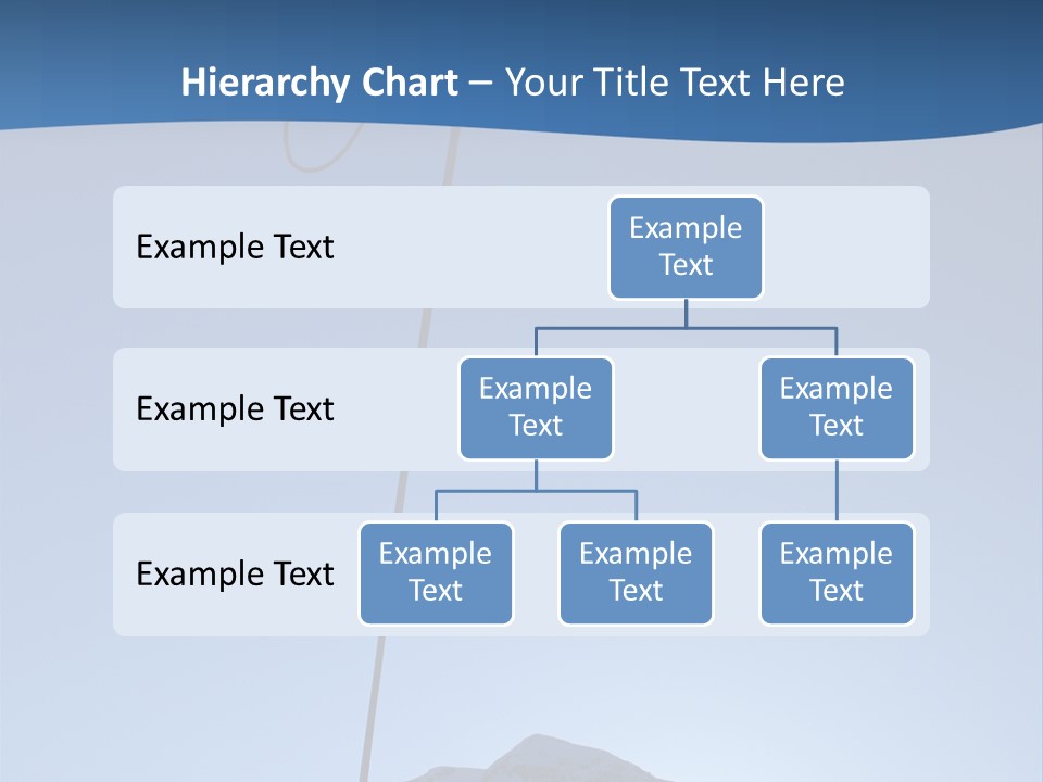 A Climber Descends After A Long Day. PowerPoint Template