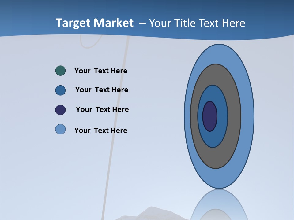 A Climber Descends After A Long Day. PowerPoint Template