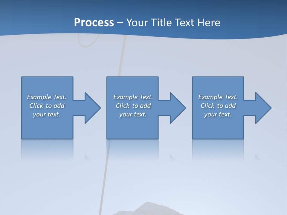 A Climber Descends After A Long Day. PowerPoint Template