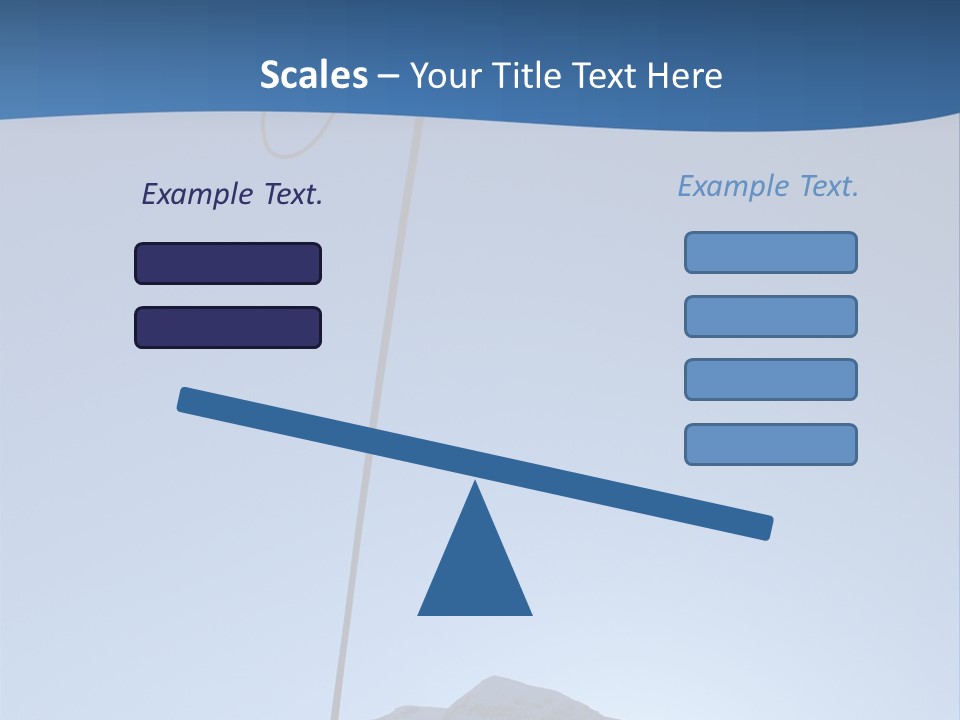 A Climber Descends After A Long Day. PowerPoint Template