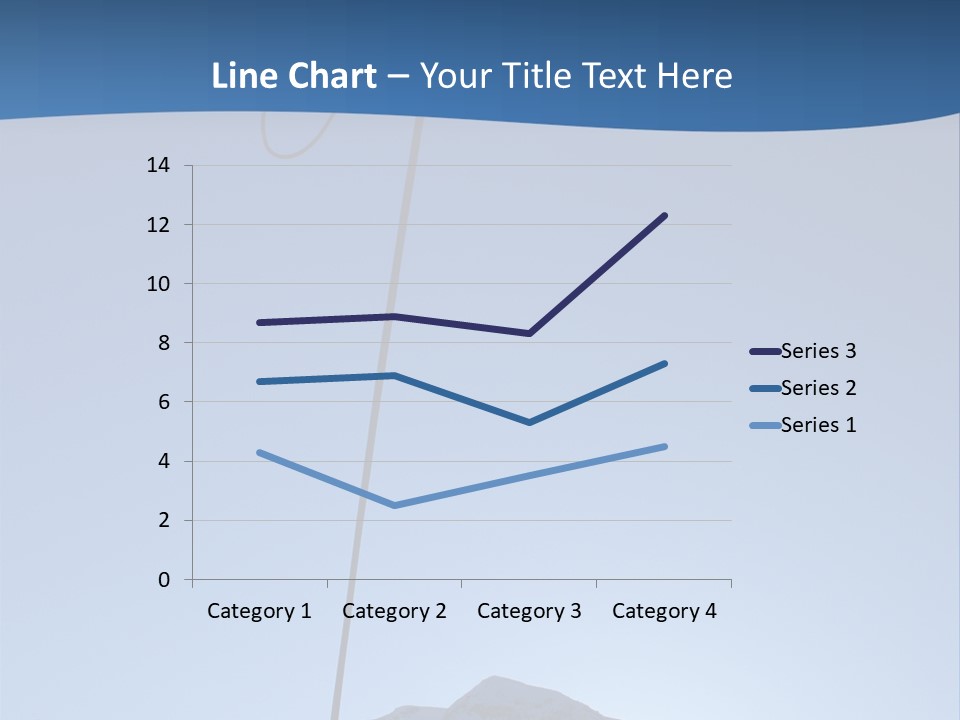 A Climber Descends After A Long Day. PowerPoint Template