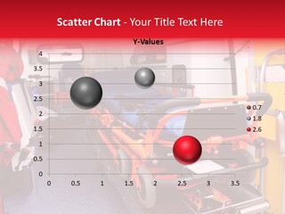 Ambulance Interior Details. Emergency Equipment And Devices Visible PowerPoint Template