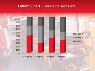 Ambulance Interior Details. Emergency Equipment And Devices Visible PowerPoint Template