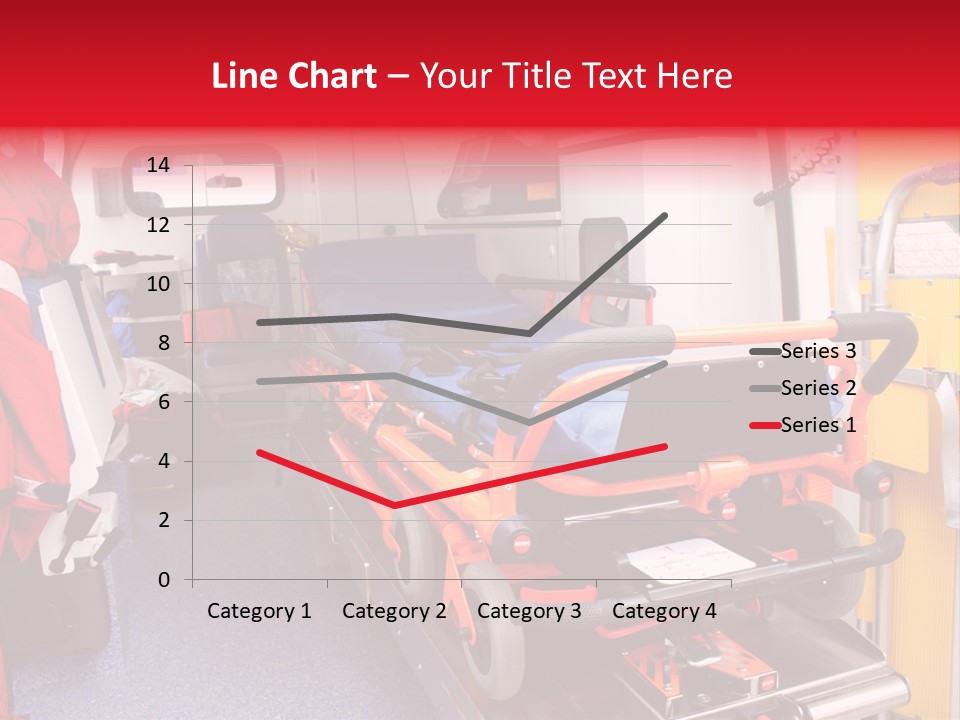 Ambulance Interior Details. Emergency Equipment And Devices Visible PowerPoint Template