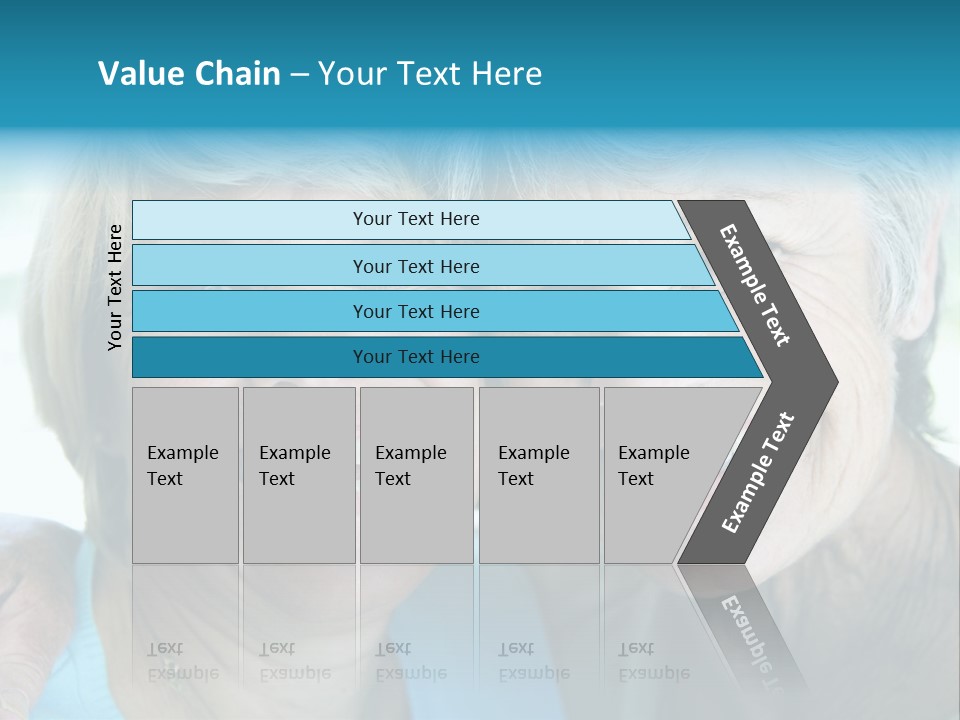 Two Women In Living Room Smiling PowerPoint Template