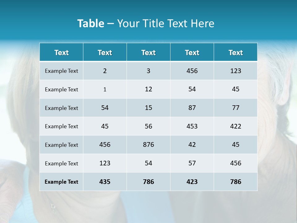 Two Women In Living Room Smiling PowerPoint Template