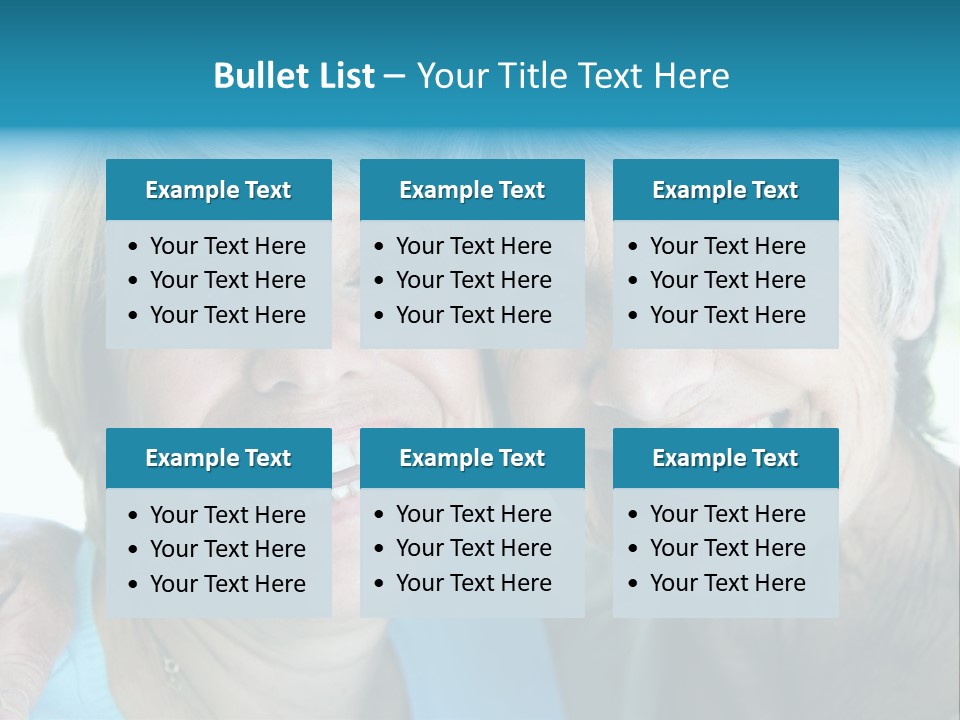 Two Women In Living Room Smiling PowerPoint Template