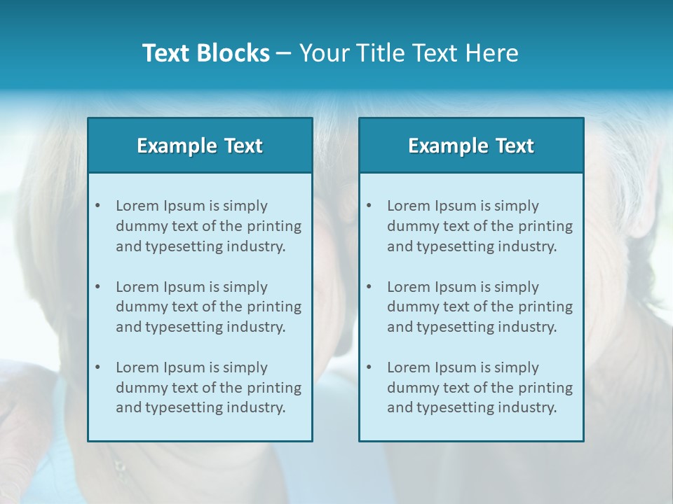Two Women In Living Room Smiling PowerPoint Template