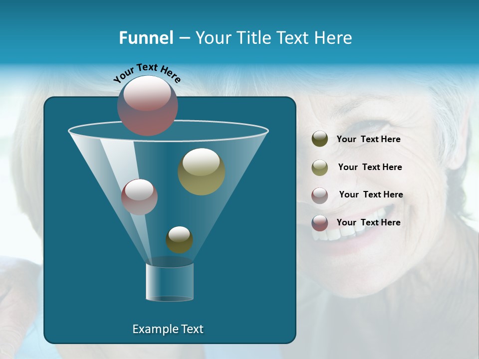 Two Women In Living Room Smiling PowerPoint Template