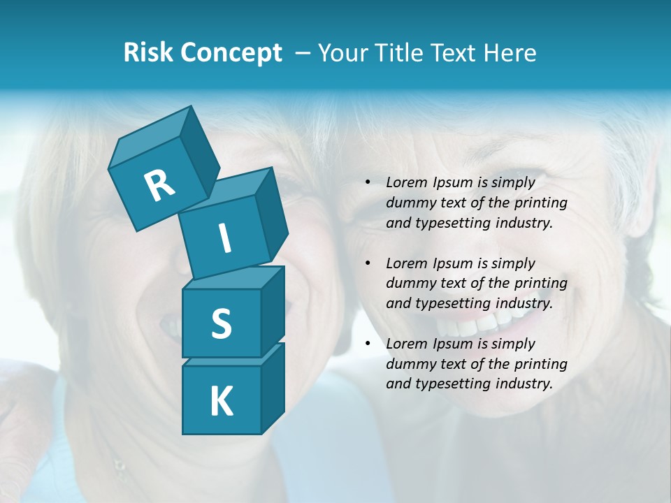 Two Women In Living Room Smiling PowerPoint Template