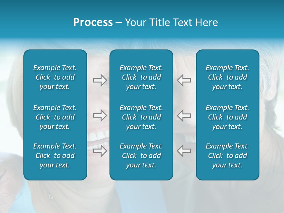 Two Women In Living Room Smiling PowerPoint Template