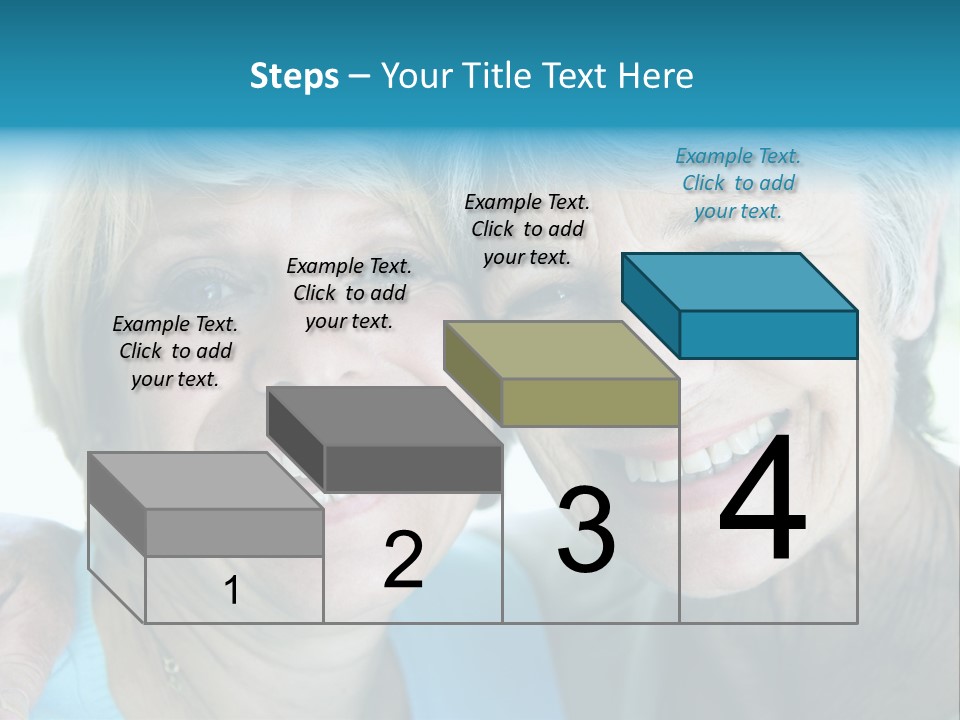 Two Women In Living Room Smiling PowerPoint Template