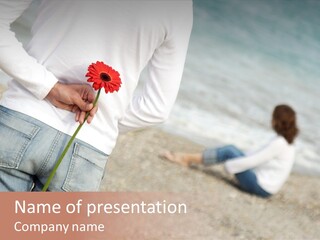 Romantic Gesture PowerPoint Template