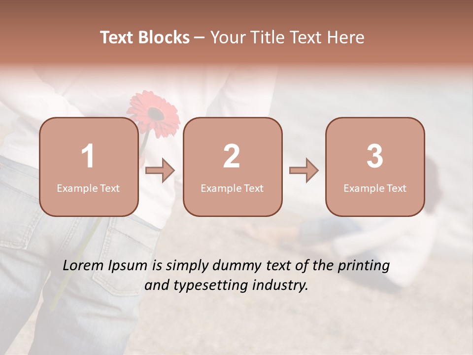 Romantic Gesture PowerPoint Template