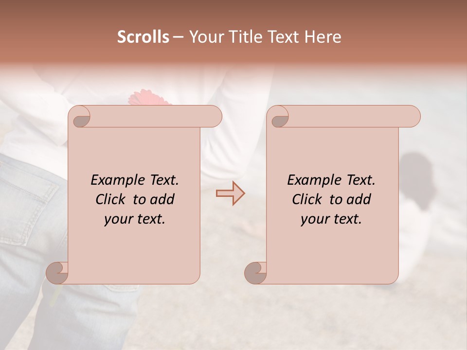 Romantic Gesture PowerPoint Template
