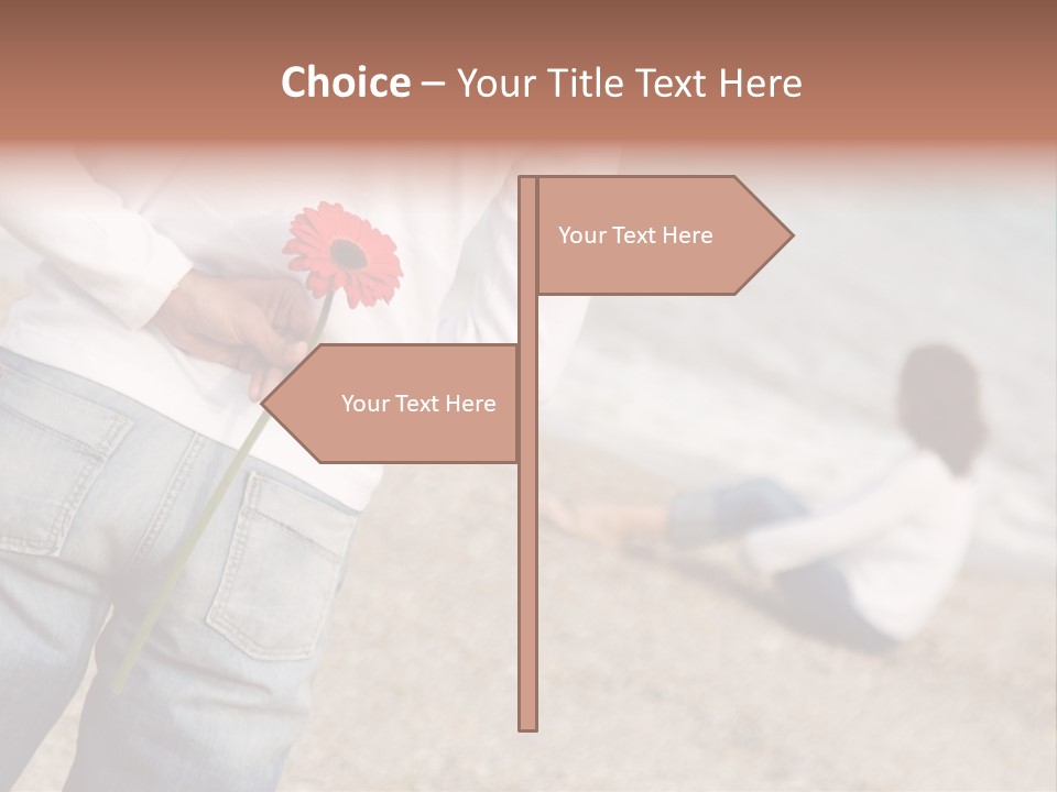 Romantic Gesture PowerPoint Template