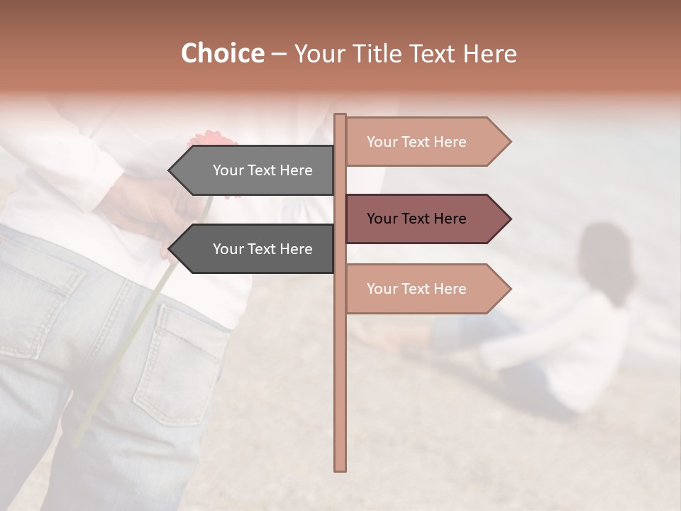 Romantic Gesture PowerPoint Template