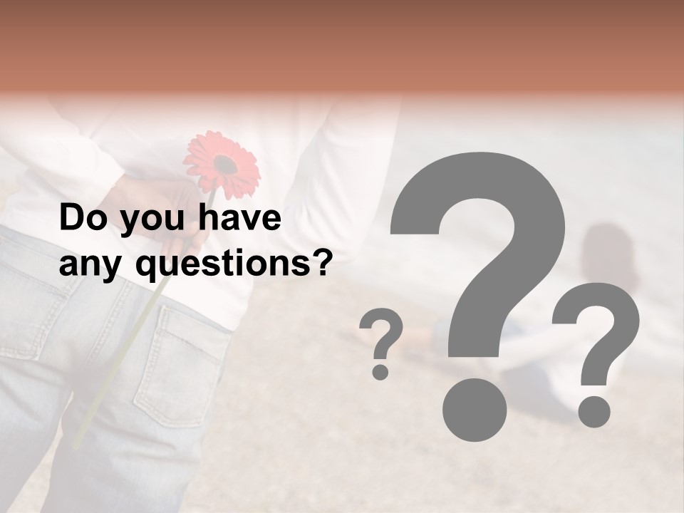 Romantic Gesture PowerPoint Template