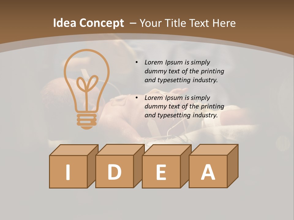 Baby In Prenatal Care PowerPoint Template