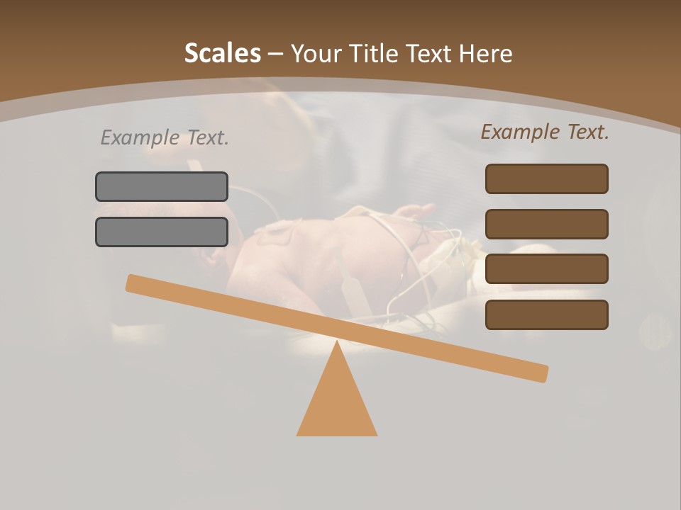 Baby In Prenatal Care PowerPoint Template