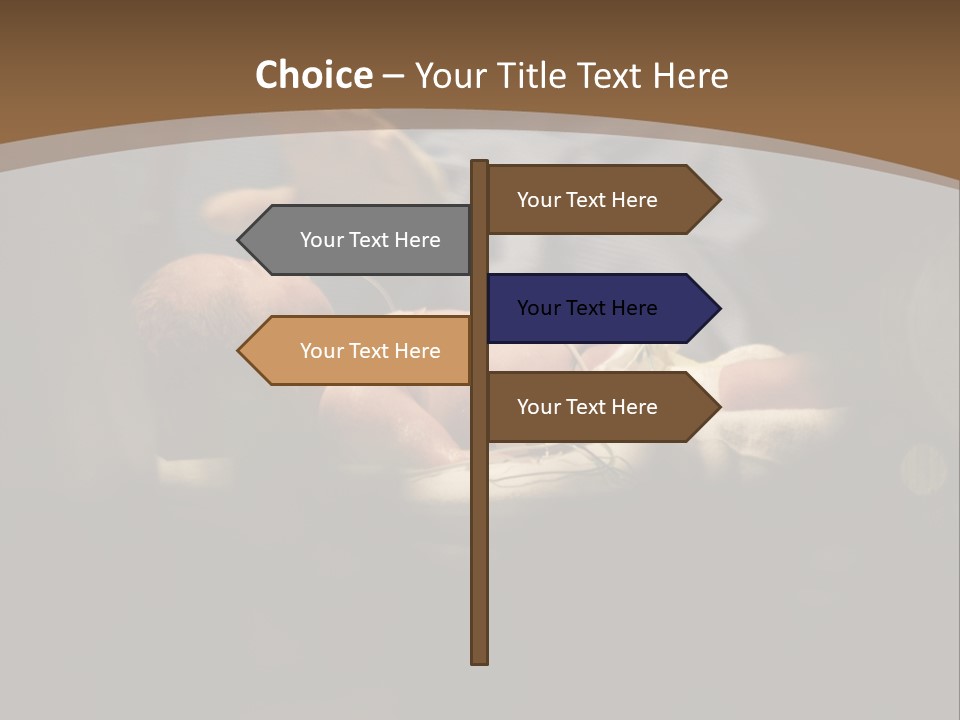 Baby In Prenatal Care PowerPoint Template