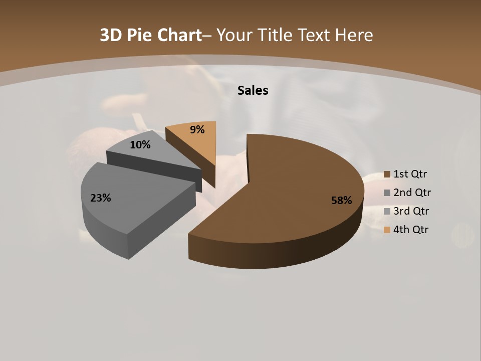 Baby In Prenatal Care PowerPoint Template