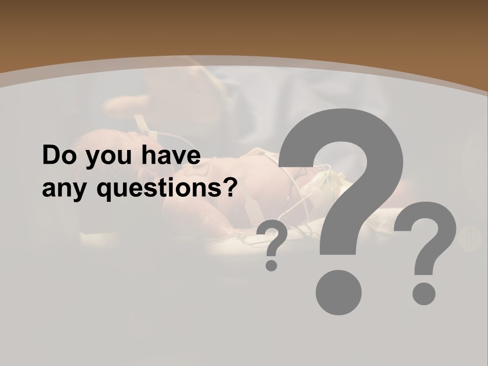 Baby In Prenatal Care PowerPoint Template