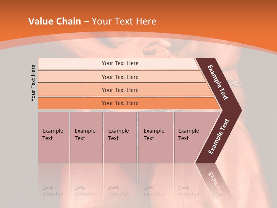 Bodybuilder Artistic Pose PowerPoint Template