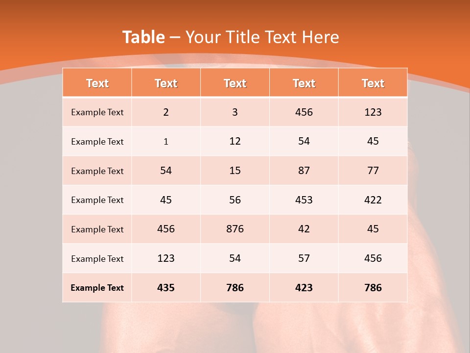 Bodybuilder Artistic Pose PowerPoint Template