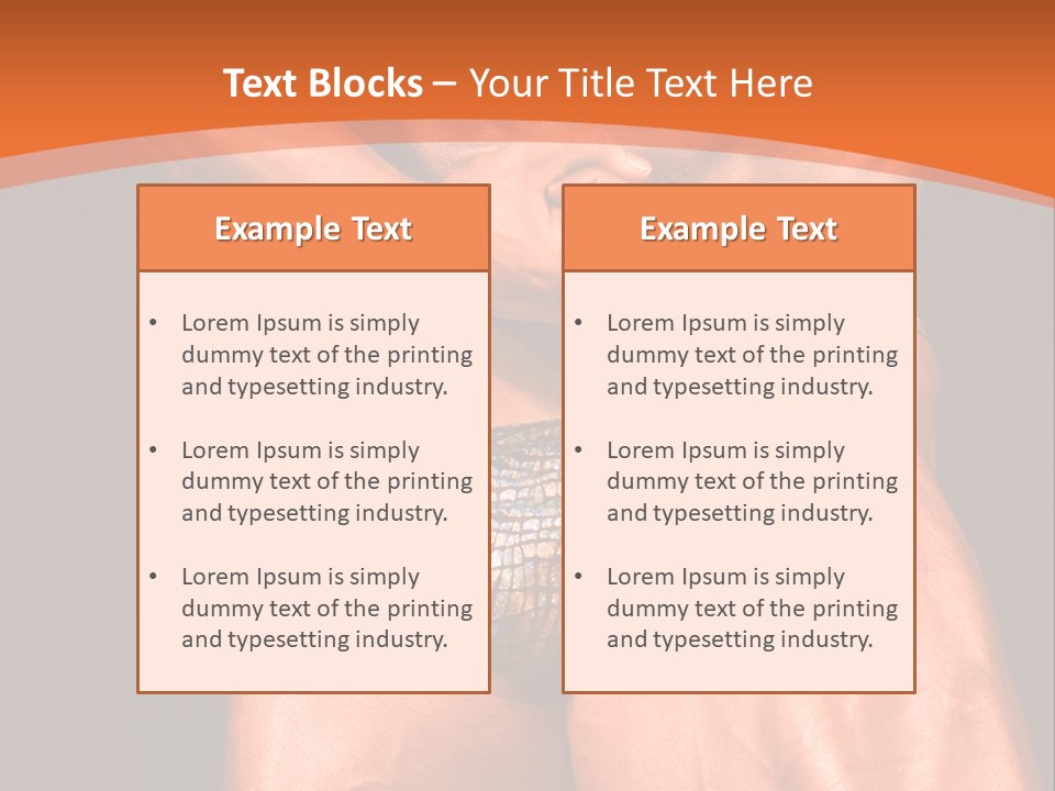 Bodybuilder Artistic Pose PowerPoint Template