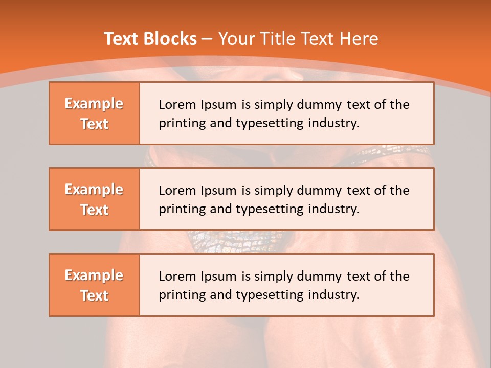 Bodybuilder Artistic Pose PowerPoint Template