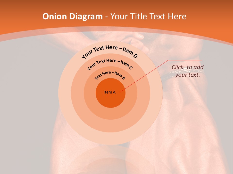 Bodybuilder Artistic Pose PowerPoint Template