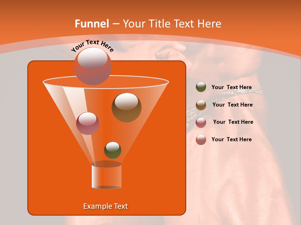 Bodybuilder Artistic Pose PowerPoint Template