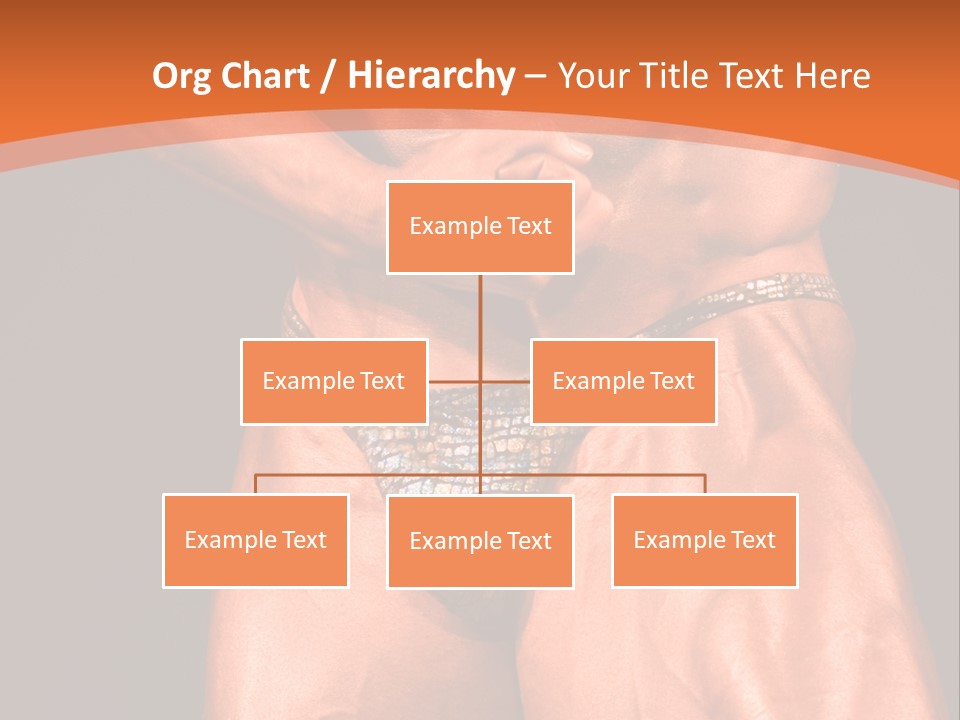 Bodybuilder Artistic Pose PowerPoint Template