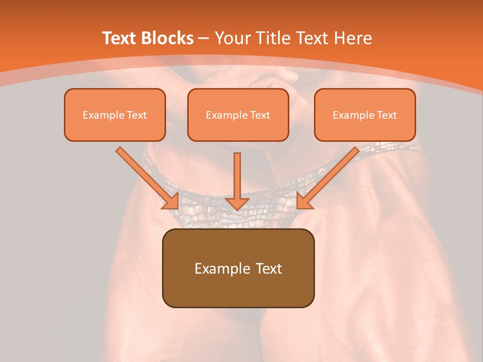 Bodybuilder Artistic Pose PowerPoint Template