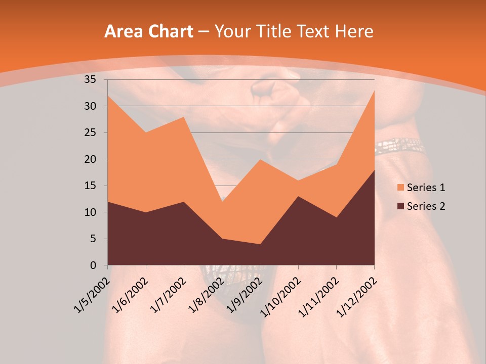 Bodybuilder Artistic Pose PowerPoint Template