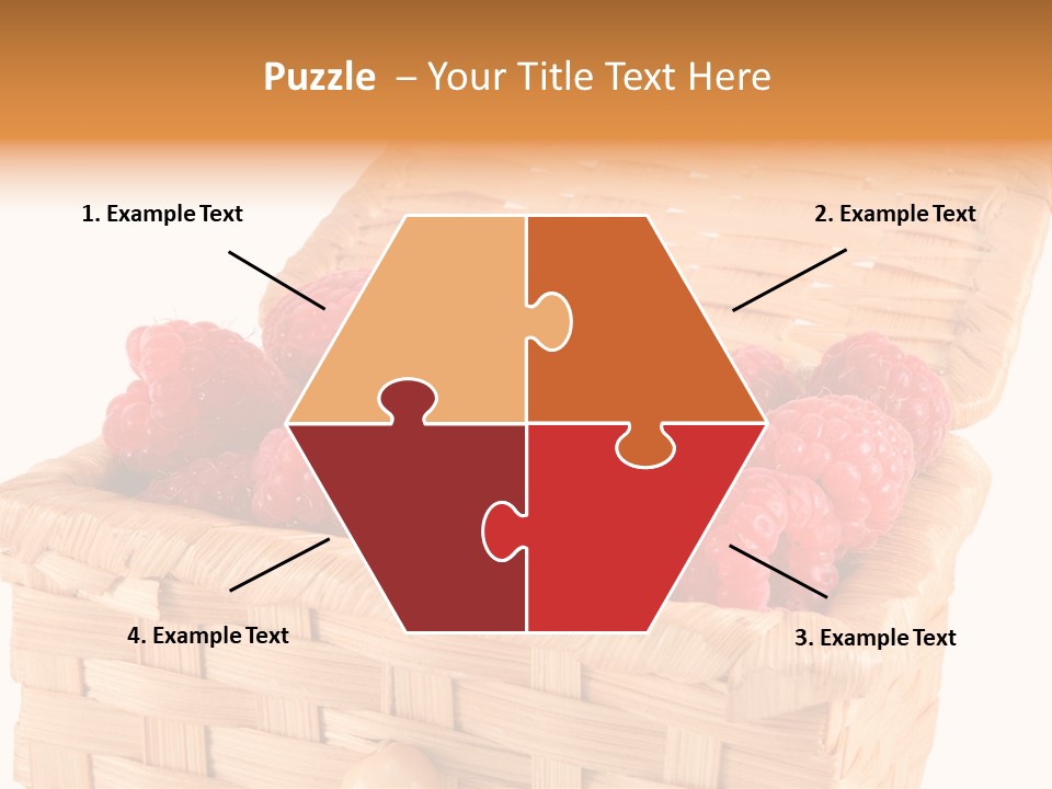 The Bast-Basket With A Raspberry Is Photographed On A White Background PowerPoint Template