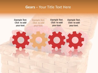 The Bast-Basket With A Raspberry Is Photographed On A White Background PowerPoint Template