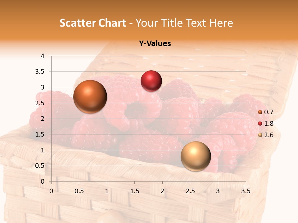 The Bast-Basket With A Raspberry Is Photographed On A White Background PowerPoint Template