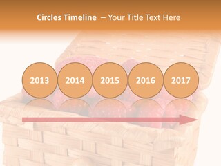 The Bast-Basket With A Raspberry Is Photographed On A White Background PowerPoint Template